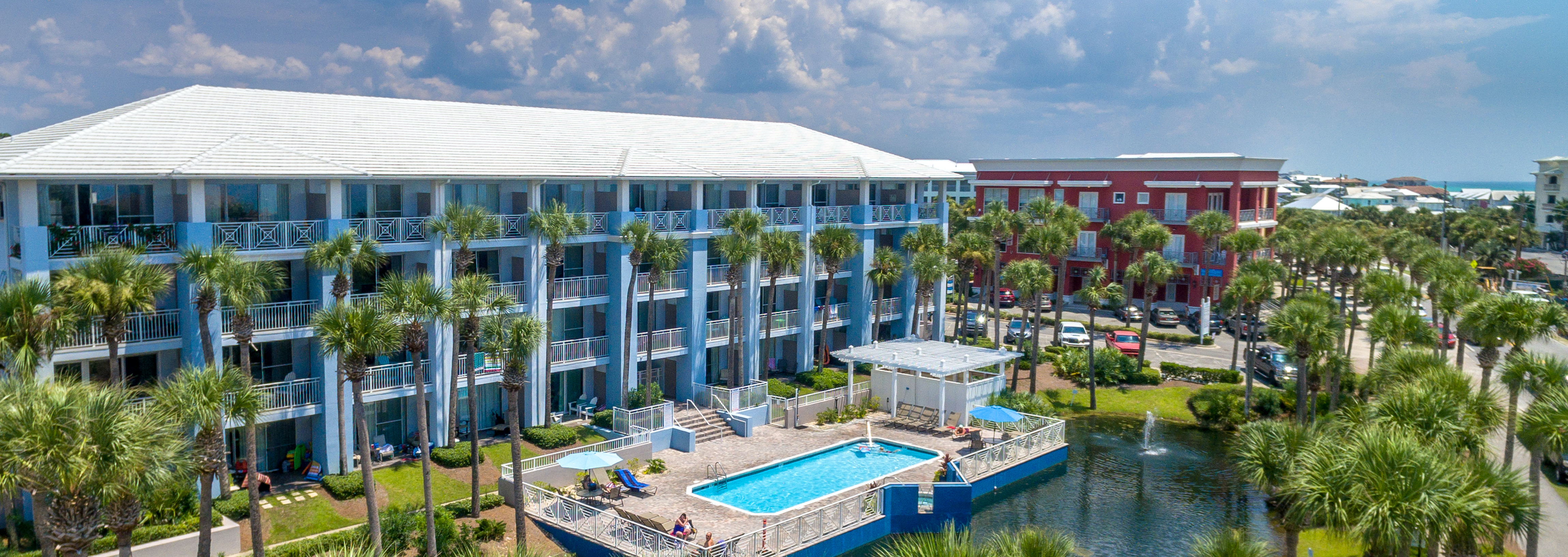 A photo of Gulf Place Cabanas and pool